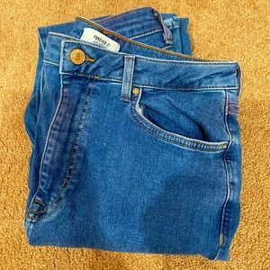 Forever 21 Los Angeles Blue Skinny Jeans